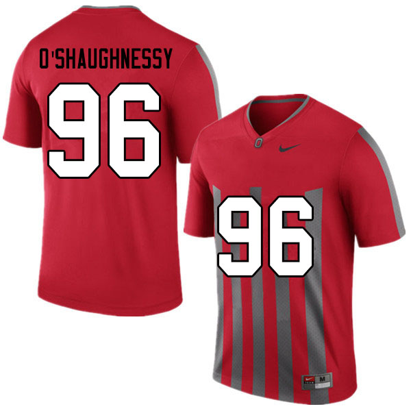 Men #96 Michael O'Shaughnessy Ohio State Buckeyes College Football Jerseys Sale-Retro